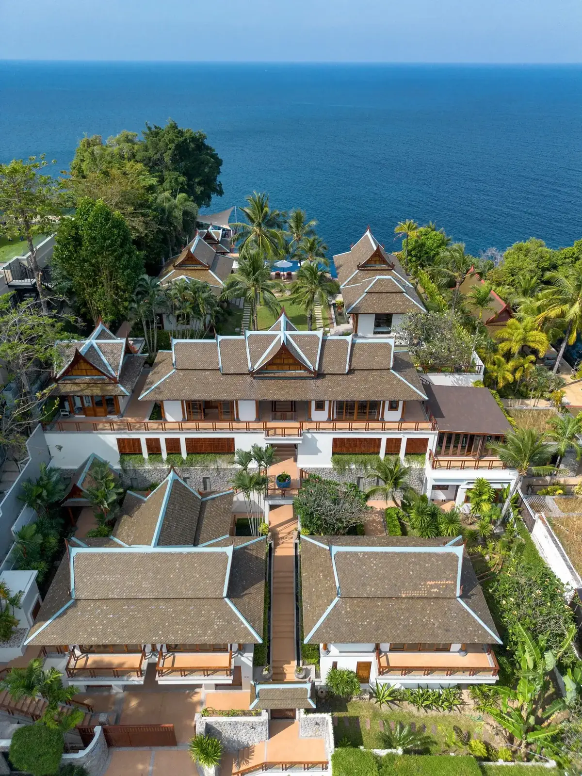 Aerial villa toward the Andaman Sea