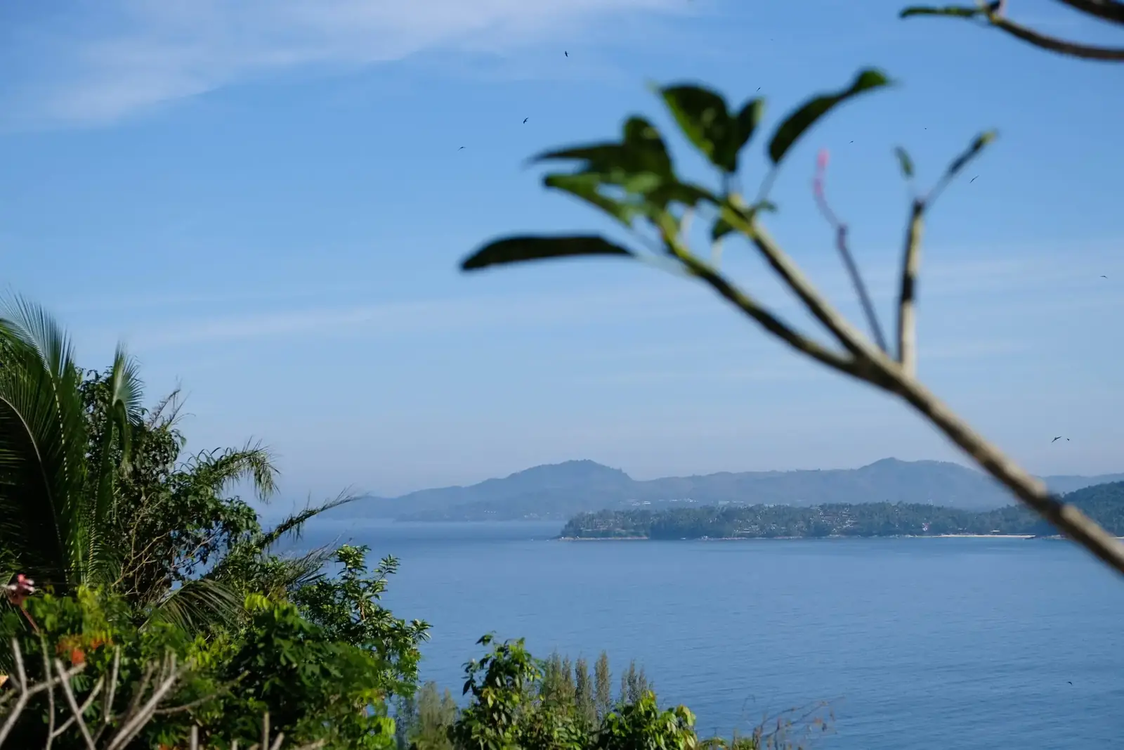 Panoramic Andaman Sea view over Kamala Bay